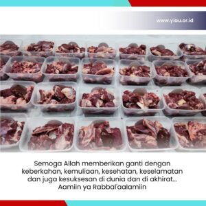 Berbagi manisnya daging Qurban utuk Yatim dhuafa di Hari Raya Idul Adha 1446H