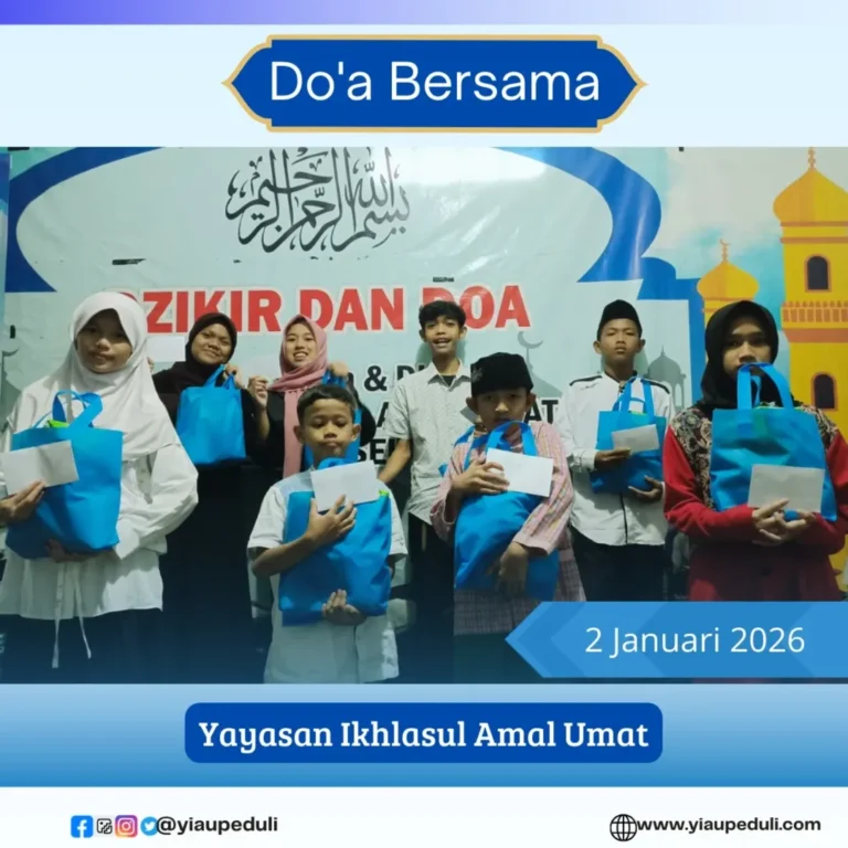 Santunan awal tahun dan doa bersama anak anak yatim dhuafa | YIAU 2 Januari 2026