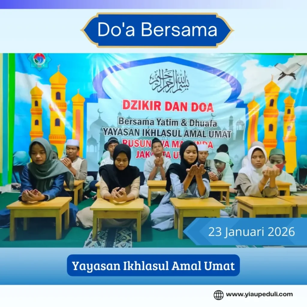 Giat rutin santunan dan doa bersama anak anak yatim dhuafa | YIAU 23 Januari 2026