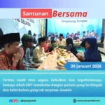 Santunan jumat berkah dan doa bersama anak anak yatim dhuafa | YIAU 30 Januari 2026