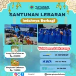 Indahnya berbagi di hari yang fitri bersama yayasan ikhlasul amal umat