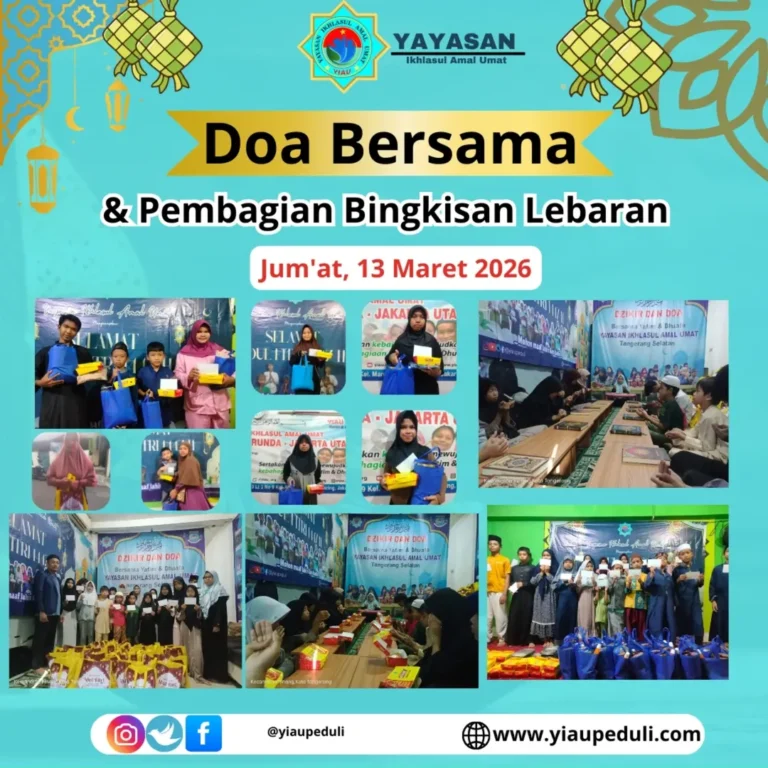 Doa bersama dan pembagian bingkisan lebaran | YIAU 13 Maret 2026