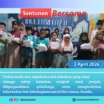 Santunan awal bulan dan doa bersama anak anak yatim dhuafa | YIAU 03 April 2026