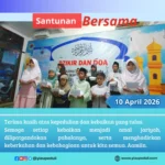 Santunan ceria dan doa bersama anak anak yatim dhuafa | YIAU 10 April 2026
