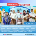 Santunan jumat berkah dan doa bersama anak anak yatim dhuafa | YIAU 8 Mei 2026