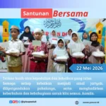 Laporan kegiatan santunan dan doa bersama anak anak yatim dhuafa | YIAU 22 Mei 2026
