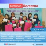 Laporan kegiatan santunan dan doa bersama anak anak yatim dhuafa | YIAU 03 Juli 2026