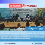 Laporan kegiatan santunan dan doa bersama anak anak yatim dhuafa | YIAU 14 Agustus 2026