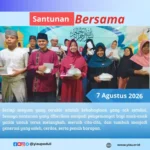 Santunan ceria dan doa bersama anak anak yatim dhuafa |  YIAU 07 Agustus 2026